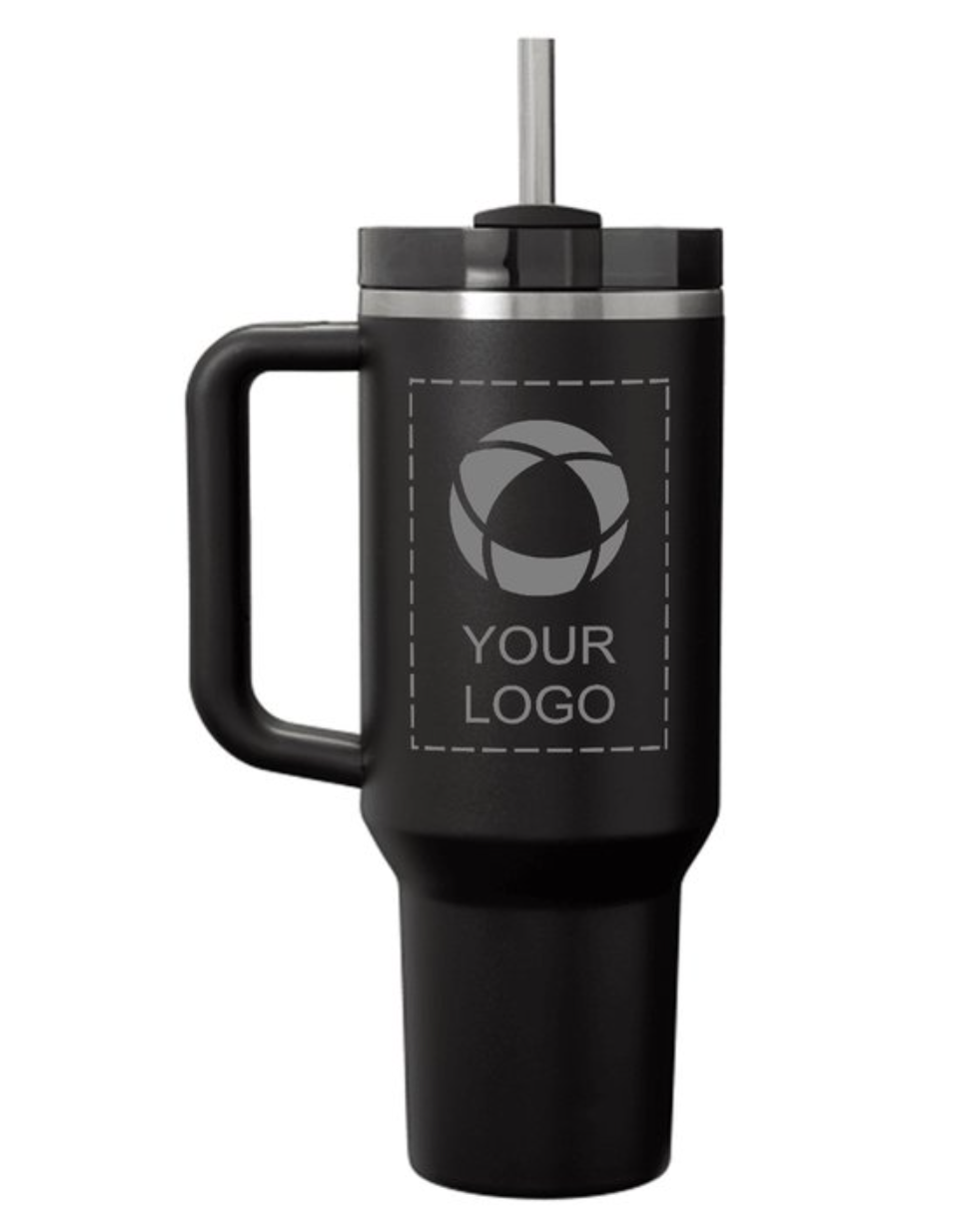 water bottle 40 oz+ printing or laser engraving