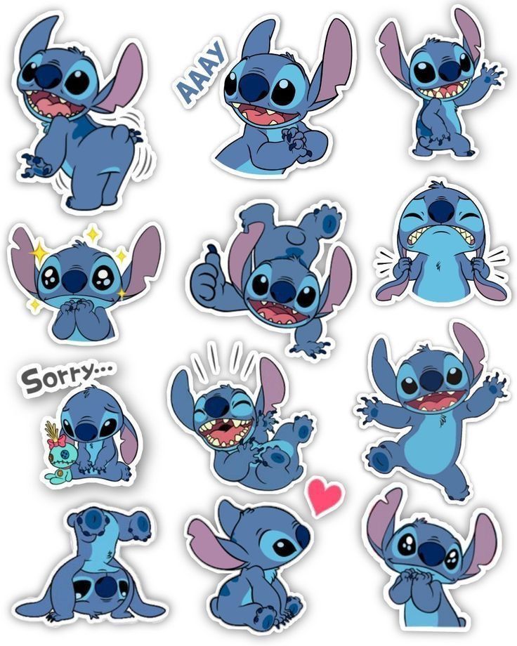 stitch يوجد اكثر من شكل